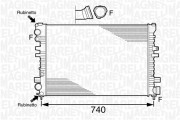 350213102600 MAGNETI MARELLI chladič motora 350213102600 MAGNETI MARELLI