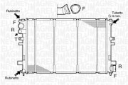 350213102800 MAGNETI MARELLI chladič motora 350213102800 MAGNETI MARELLI