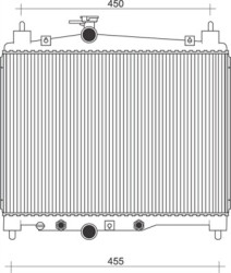 350213103900 MAGNETI MARELLI chladič motora 350213103900 MAGNETI MARELLI