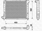 350213109000 MAGNETI MARELLI chladič motora 350213109000 MAGNETI MARELLI