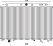 350213111200 Chladič, chlazení motoru MAGNETI MARELLI