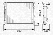 350213120600 MAGNETI MARELLI chladič motora 350213120600 MAGNETI MARELLI