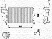 350213120000 MAGNETI MARELLI chladič motora 350213120000 MAGNETI MARELLI