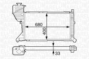 350213123200 MAGNETI MARELLI chladič motora 350213123200 MAGNETI MARELLI