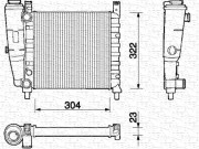 350213125000 MAGNETI MARELLI chladič motora 350213125000 MAGNETI MARELLI