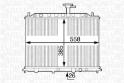 350213128400 MAGNETI MARELLI chladič motora 350213128400 MAGNETI MARELLI