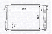 350213131100 MAGNETI MARELLI chladič motora 350213131100 MAGNETI MARELLI