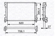 350213131700 MAGNETI MARELLI chladič motora 350213131700 MAGNETI MARELLI