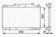 350213132800 MAGNETI MARELLI chladič motora 350213132800 MAGNETI MARELLI