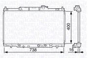 350213133300 MAGNETI MARELLI chladič motora 350213133300 MAGNETI MARELLI