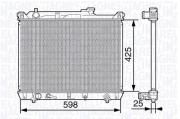 350213136800 MAGNETI MARELLI chladič motora 350213136800 MAGNETI MARELLI