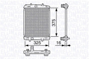 350213137200 MAGNETI MARELLI chladič motora 350213137200 MAGNETI MARELLI