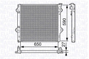 350213137400 MAGNETI MARELLI chladič motora 350213137400 MAGNETI MARELLI