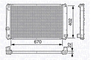 350213137900 MAGNETI MARELLI chladič motora 350213137900 MAGNETI MARELLI