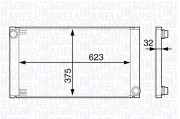 350213139600 MAGNETI MARELLI chladič motora 350213139600 MAGNETI MARELLI