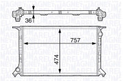 350213141700 MAGNETI MARELLI chladič motora 350213141700 MAGNETI MARELLI