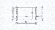 350213192100 MAGNETI MARELLI chladič motora 350213192100 MAGNETI MARELLI