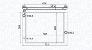 350213202600 MAGNETI MARELLI chladič motora 350213202600 MAGNETI MARELLI