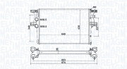 350213204600 MAGNETI MARELLI chladič motora 350213204600 MAGNETI MARELLI