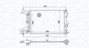 350213206100 MAGNETI MARELLI chladič motora 350213206100 MAGNETI MARELLI