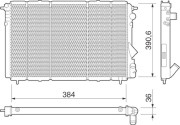 350213252000 MAGNETI MARELLI chladič motora 350213252000 MAGNETI MARELLI