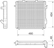 350213253000 MAGNETI MARELLI chladič motora 350213253000 MAGNETI MARELLI