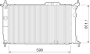 350213277000 MAGNETI MARELLI chladič motora 350213277000 MAGNETI MARELLI