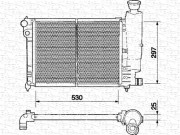 350213329000 MAGNETI MARELLI chladič motora 350213329000 MAGNETI MARELLI