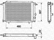 350213358000 MAGNETI MARELLI chladič motora 350213358000 MAGNETI MARELLI