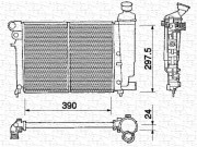 350213371000 MAGNETI MARELLI chladič motora 350213371000 MAGNETI MARELLI