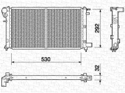 350213375000 MAGNETI MARELLI chladič motora 350213375000 MAGNETI MARELLI