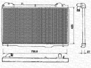 350213378000 MAGNETI MARELLI chladič motora 350213378000 MAGNETI MARELLI