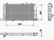 350213400000 MAGNETI MARELLI chladič motora 350213400000 MAGNETI MARELLI