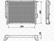 350213420000 MAGNETI MARELLI chladič motora 350213420000 MAGNETI MARELLI