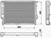 350213421000 MAGNETI MARELLI chladič motora 350213421000 MAGNETI MARELLI