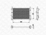 350213510000 MAGNETI MARELLI chladič motora 350213510000 MAGNETI MARELLI