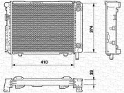 350213537000 MAGNETI MARELLI chladič motora 350213537000 MAGNETI MARELLI