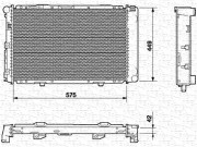 350213542000 MAGNETI MARELLI chladič motora 350213542000 MAGNETI MARELLI