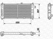 350213581000 MAGNETI MARELLI chladič motora 350213581000 MAGNETI MARELLI