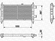 350213582000 MAGNETI MARELLI chladič motora 350213582000 MAGNETI MARELLI