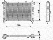 350213583000 MAGNETI MARELLI chladič motora 350213583000 MAGNETI MARELLI