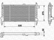 350213589000 MAGNETI MARELLI chladič motora 350213589000 MAGNETI MARELLI