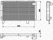 350213601000 MAGNETI MARELLI chladič motora 350213601000 MAGNETI MARELLI