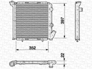 350213614000 MAGNETI MARELLI chladič motora 350213614000 MAGNETI MARELLI