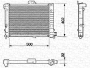 350213631000 MAGNETI MARELLI chladič motora 350213631000 MAGNETI MARELLI