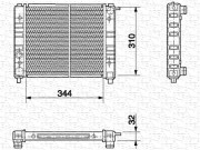 350213637000 MAGNETI MARELLI chladič motora 350213637000 MAGNETI MARELLI