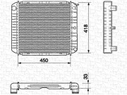 350213657000 MAGNETI MARELLI chladič motora 350213657000 MAGNETI MARELLI