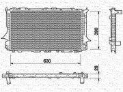 350213689000 MAGNETI MARELLI chladič motora 350213689000 MAGNETI MARELLI