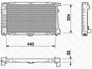 350213695000 MAGNETI MARELLI chladič motora 350213695000 MAGNETI MARELLI