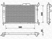 350213729000 MAGNETI MARELLI chladič motora 350213729000 MAGNETI MARELLI